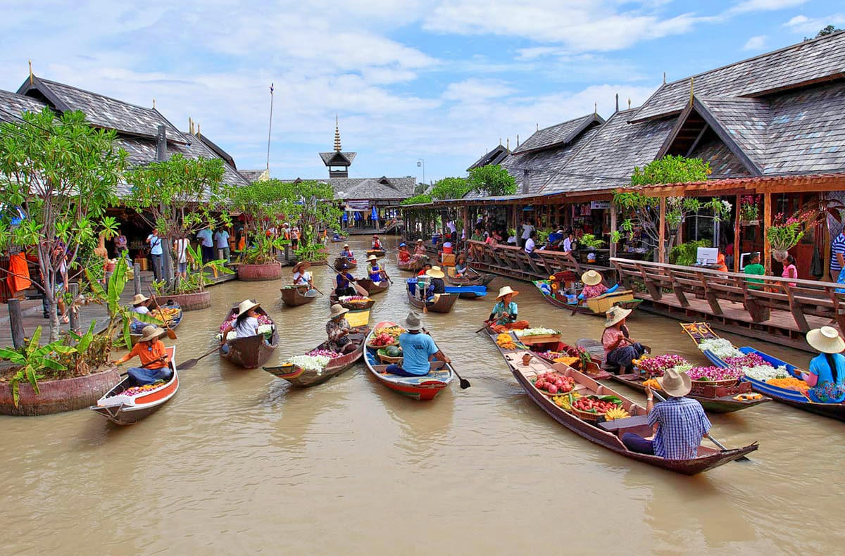  Floating Market Ticket, Pattaya